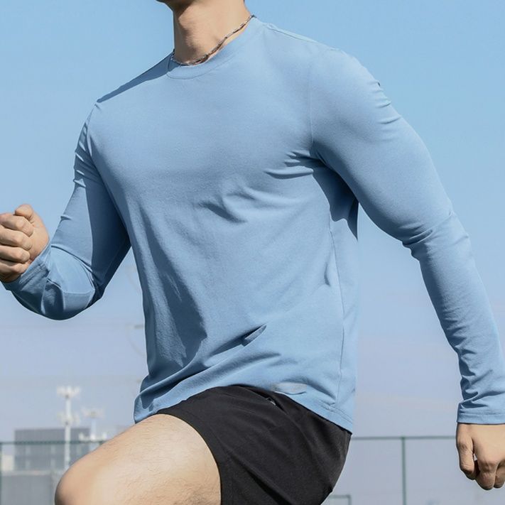 40 代 ファッション メンズ さわやか通気性長袖カットソー