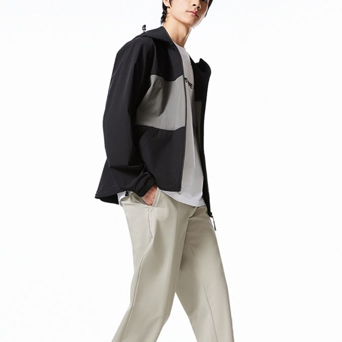 40 代 ファッション メンズ 極上ストレッチ ドレープパンツ