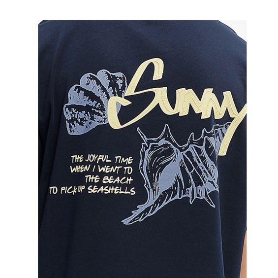 40 代 ファッション メンズ 波の記憶 海辺イラスト半袖Ｔシャツ