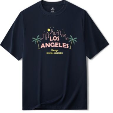 40 代 ファッション メンズ サンセットシティ デザインTシャツ