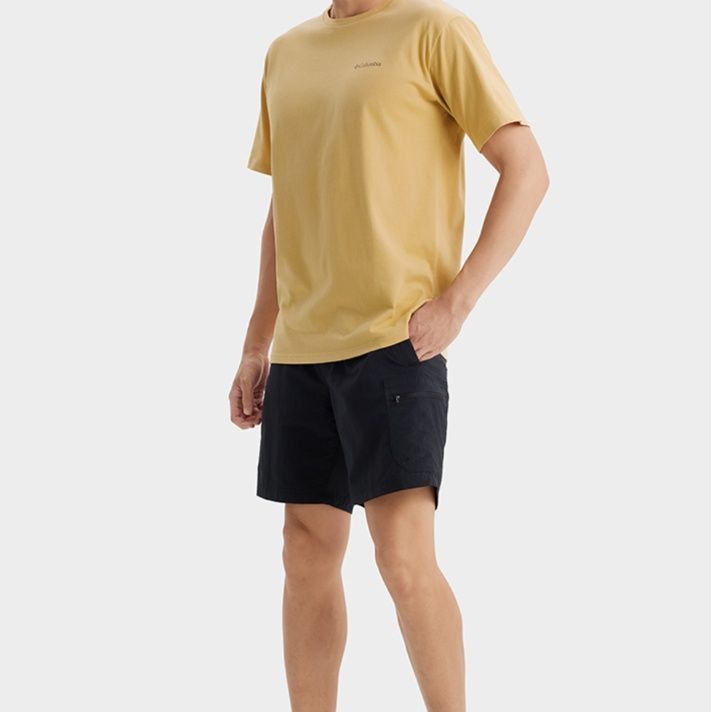 40 代 ファッション メンズ アウトドア風景バックプリントＴシャツ