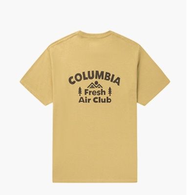 40 代 ファッション メンズ アウトドア風景バックプリントＴシャツ