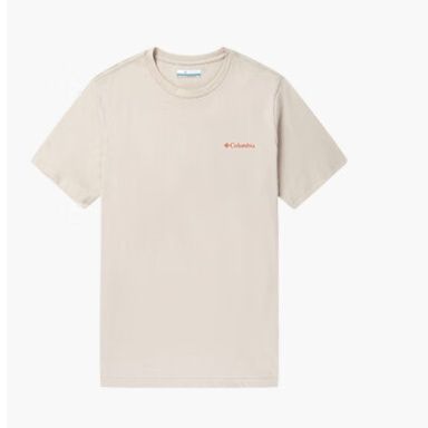 40 代 ファッション メンズ アウトドア感性 バックロゴ Tシャツ