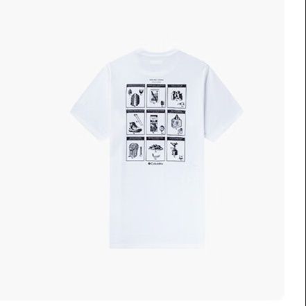 40 代 ファッション メンズ アウトドア感性 バックロゴ Tシャツ