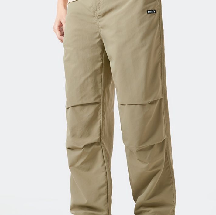 40 代 ファッション メンズ 撥水加工ワイドシルエットパンツ
