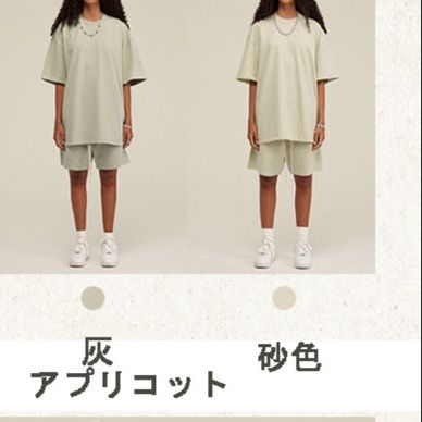 40 代 ファッション メンズ カラバリ豊富 無地Tシャツ・ハーフパンツ 上下セット