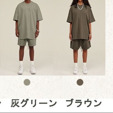40 代 ファッション メンズ カラバリ豊富 無地Tシャツ・ハーフパンツ 上下セット