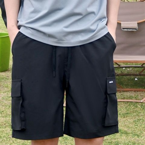40 代 ファッション メンズ 速乾機能付きカーゴハーフパンツ