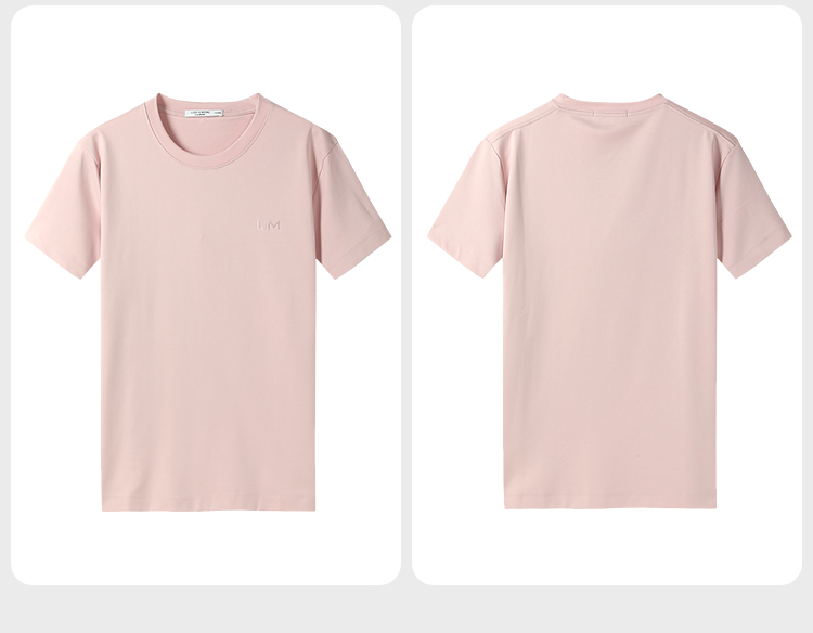 40 代 ファッション メンズ シンプル胸元ワンポイント半袖Tシャツ