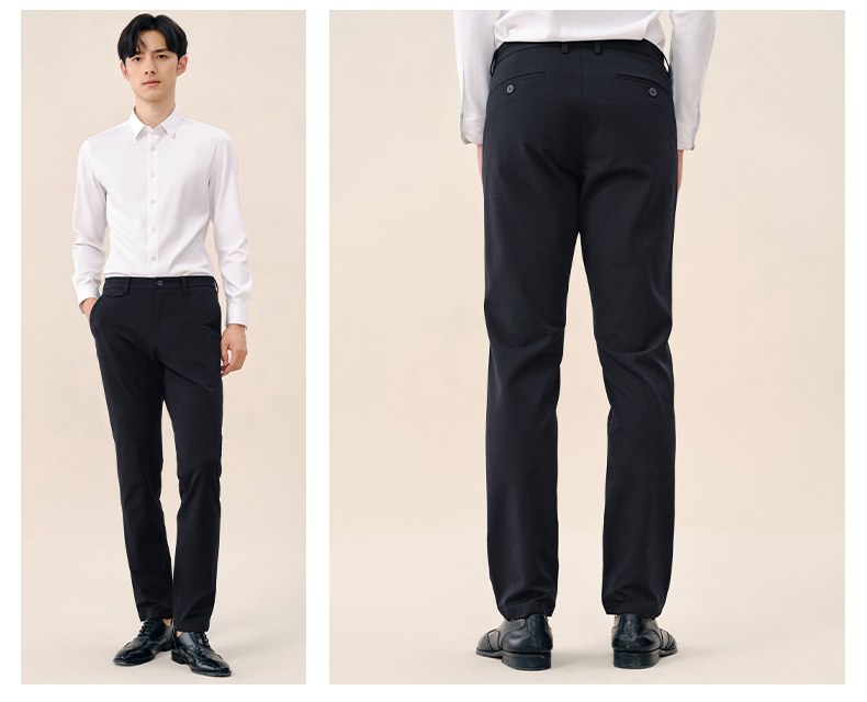 40 代 ファッション メンズ 洗練ストレッチスリムパンツ