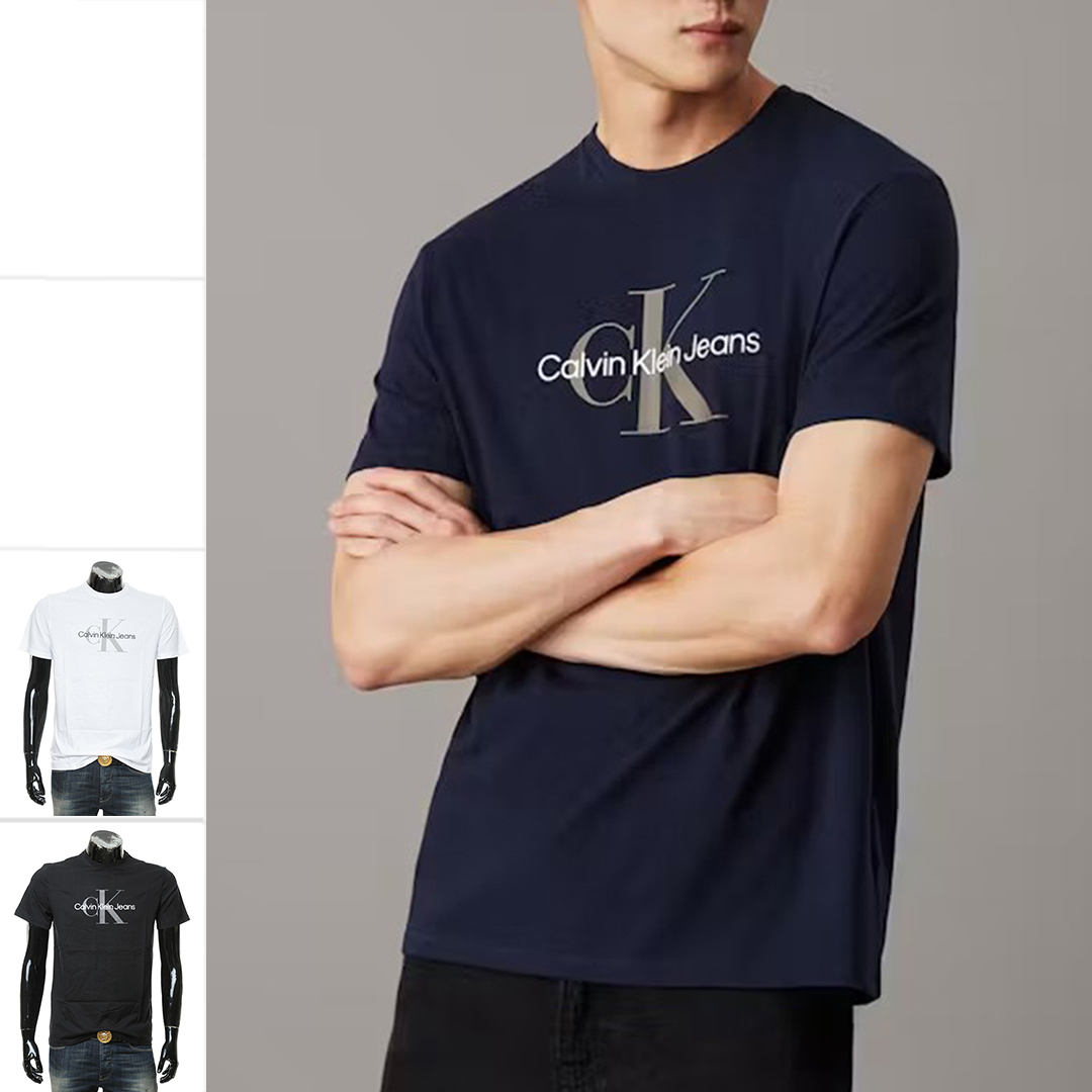 40 代 ファッション メンズ クラシック モノグラム 紳士Tシャツ