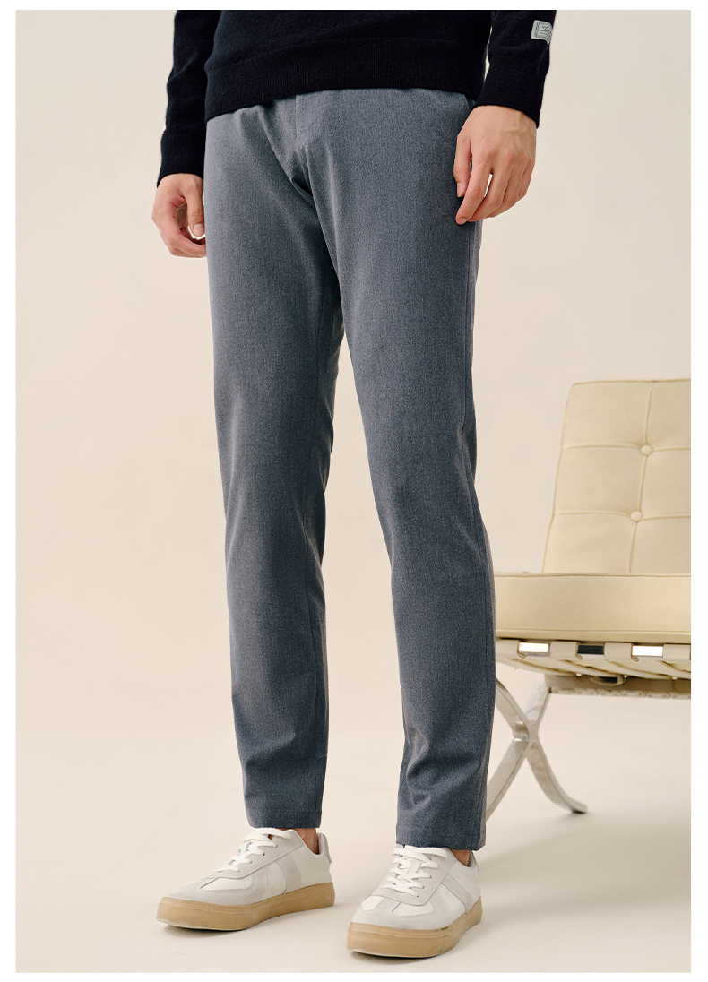 40 代 ファッション メンズ 洗練ストレッチスリムパンツ