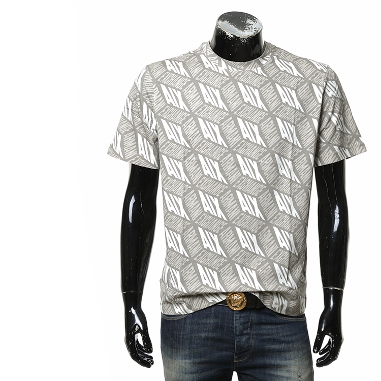 40 代 ファッション メンズ 立体幾何学模様 プレミアムTシャツ