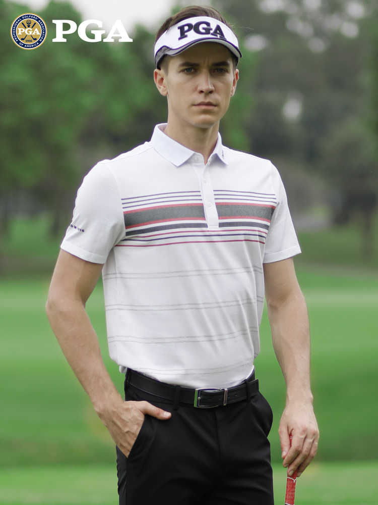 40 代 ファッション メンズ スポーティ ボーダー ポロシャツ