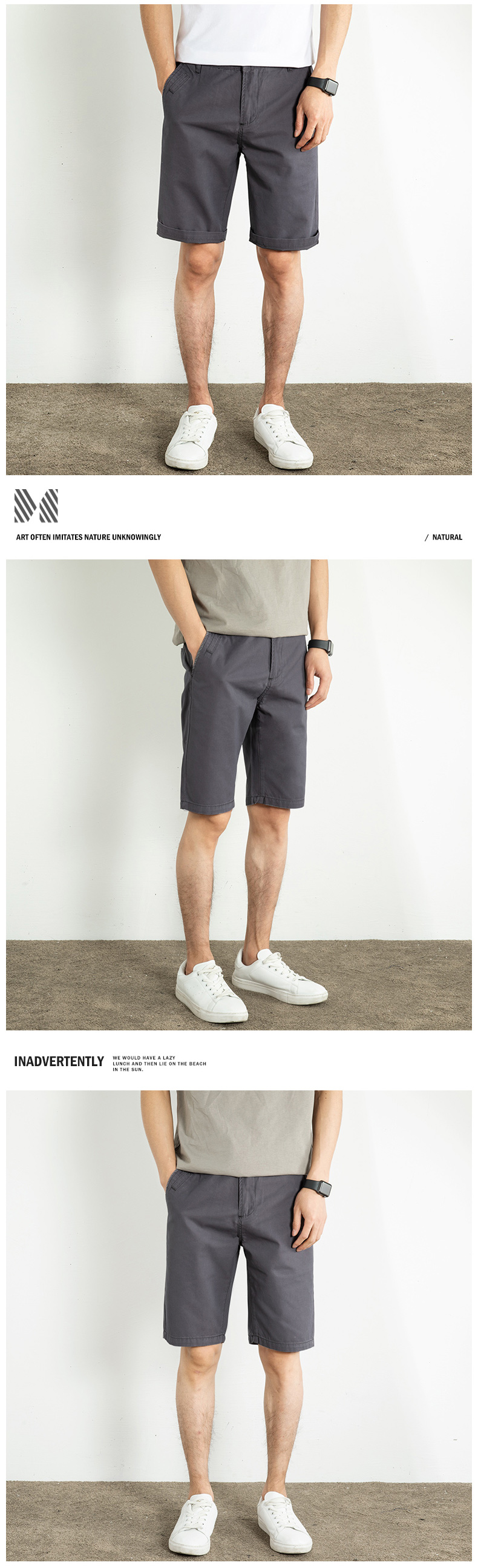 40 代 ファッション メンズ 大人の余裕チノハーフパンツ