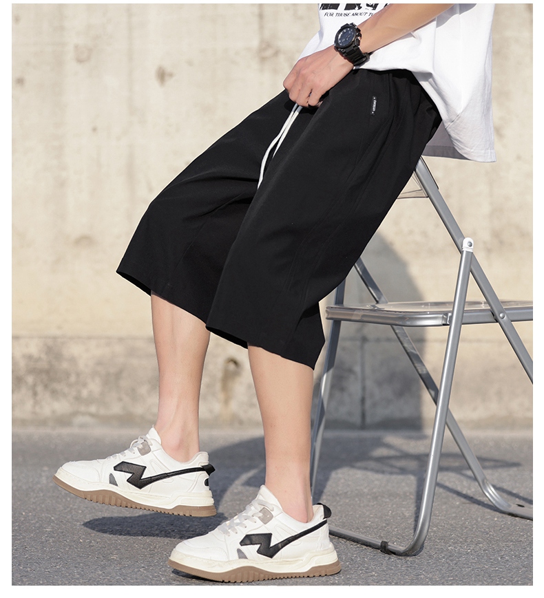 40 代 ファッション メンズ リラックスワイドガウチョパンツ