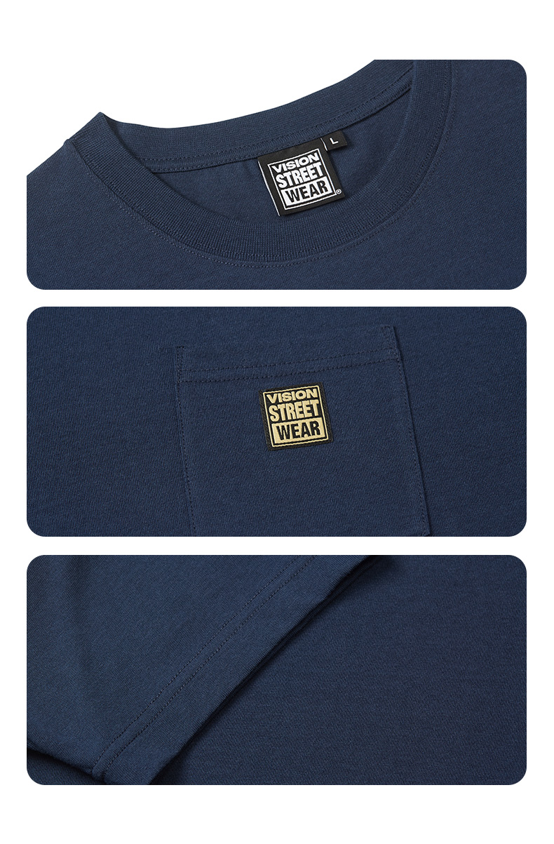 40 代 ファッション メンズ 胸ポケット付き 大人の定番Tシャツ