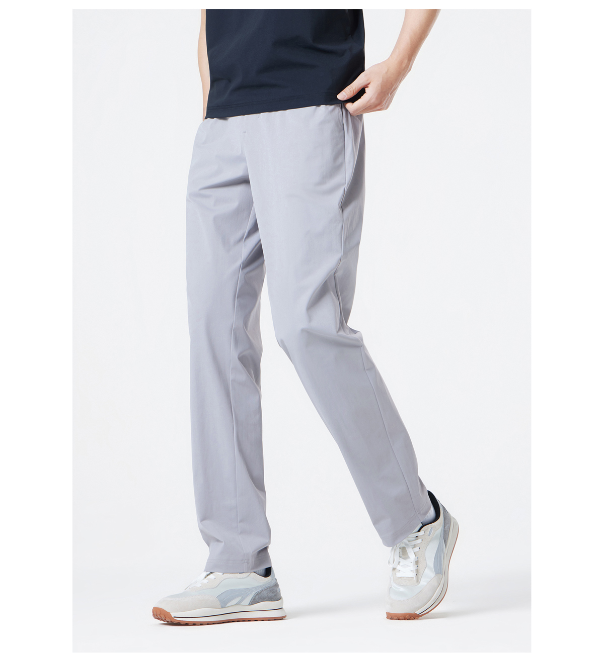 40 代 ファッション メンズ しなやか動きやすいストレッチパンツ