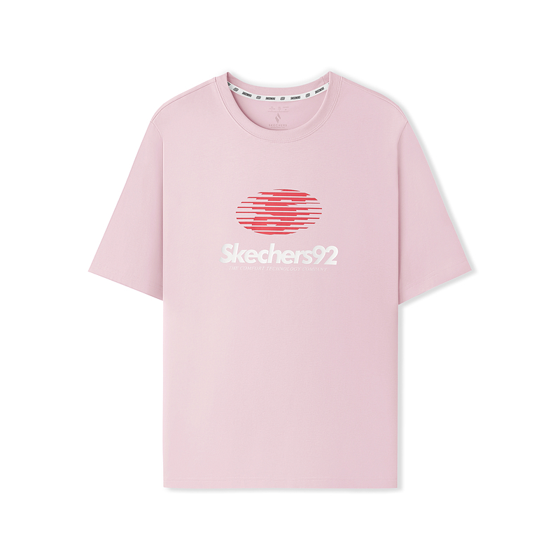40 代 ファッション メンズ 楕円ロゴ入り洗練シンプルティーシャツ
