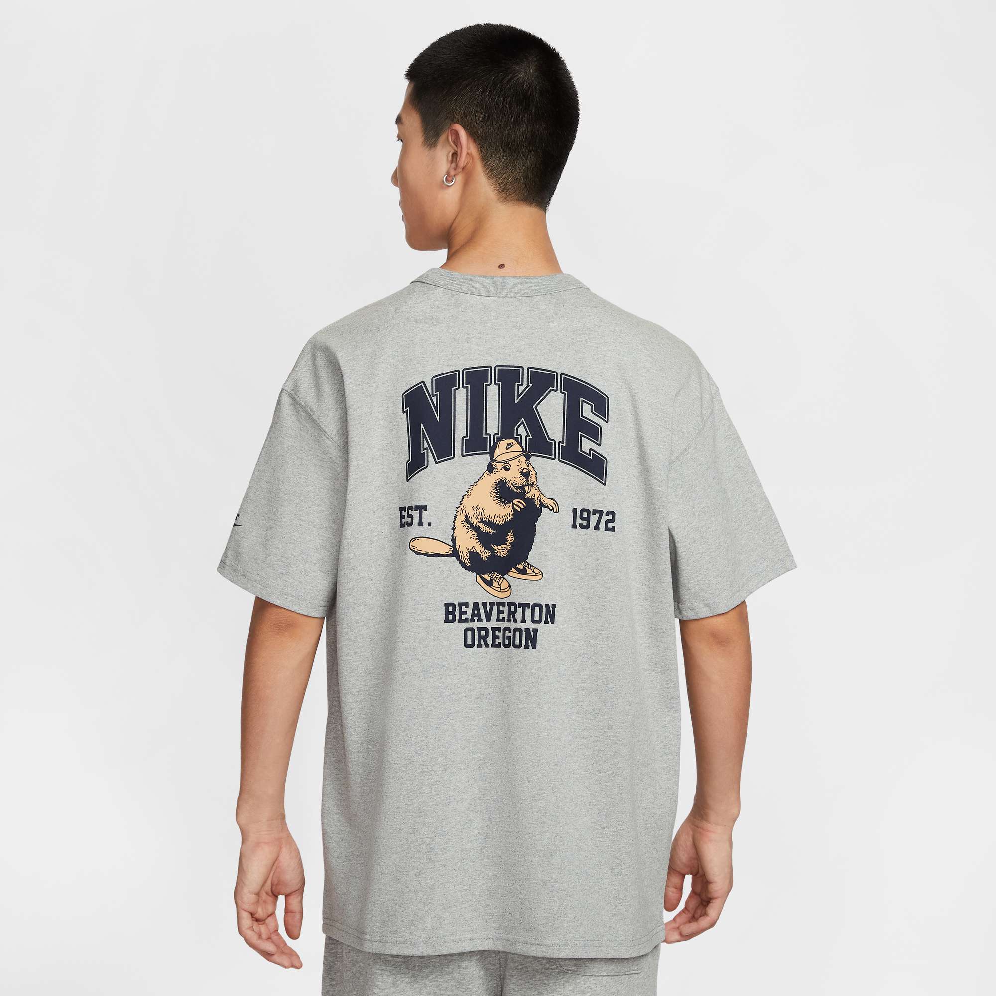 40 代 ファッション メンズ ビーバーデザイン ヴィンテージ風Tシャツ