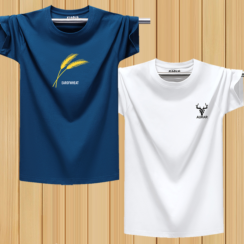 40 代 ファッション メンズ 山岳シルエット ロゴ入り半袖Tシャツ