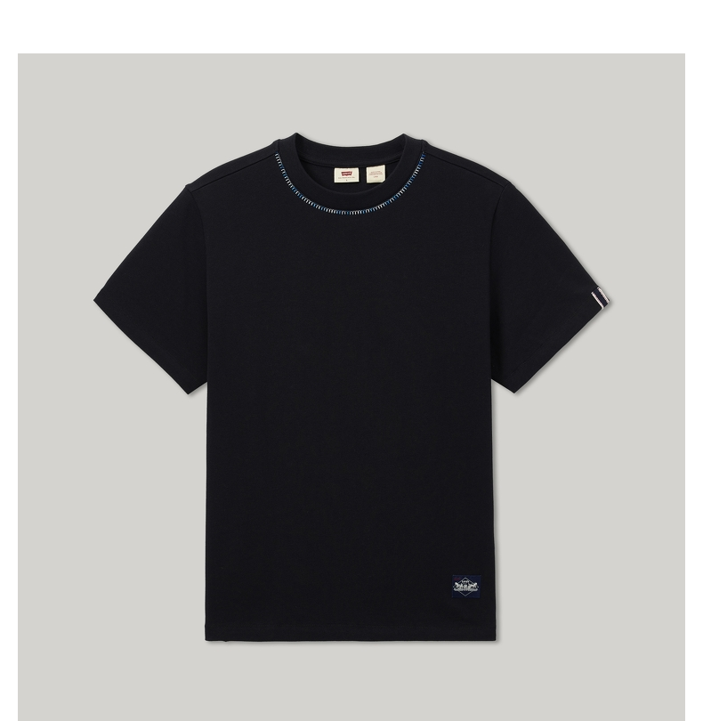 40 代 ファッション メンズ 職人技ステッチクルーネックTシャツ