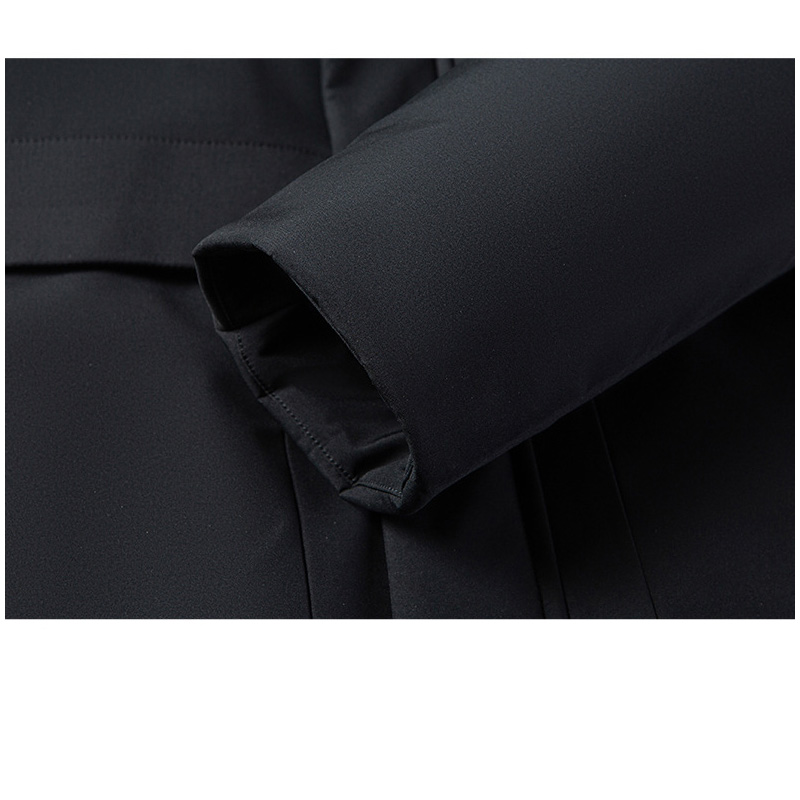 40 代 ファッション メンズ 裏起毛フード付きジャケット 防寒厚手通勤コート