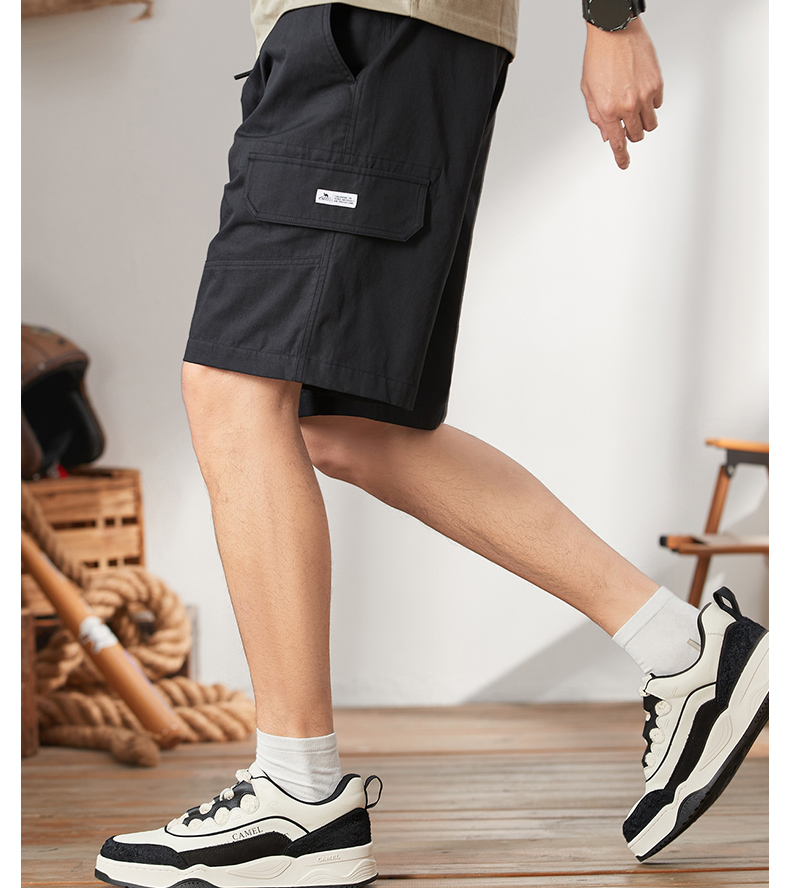 40 代 ファッション メンズ 楽らく居心地ハーフカーゴパンツ