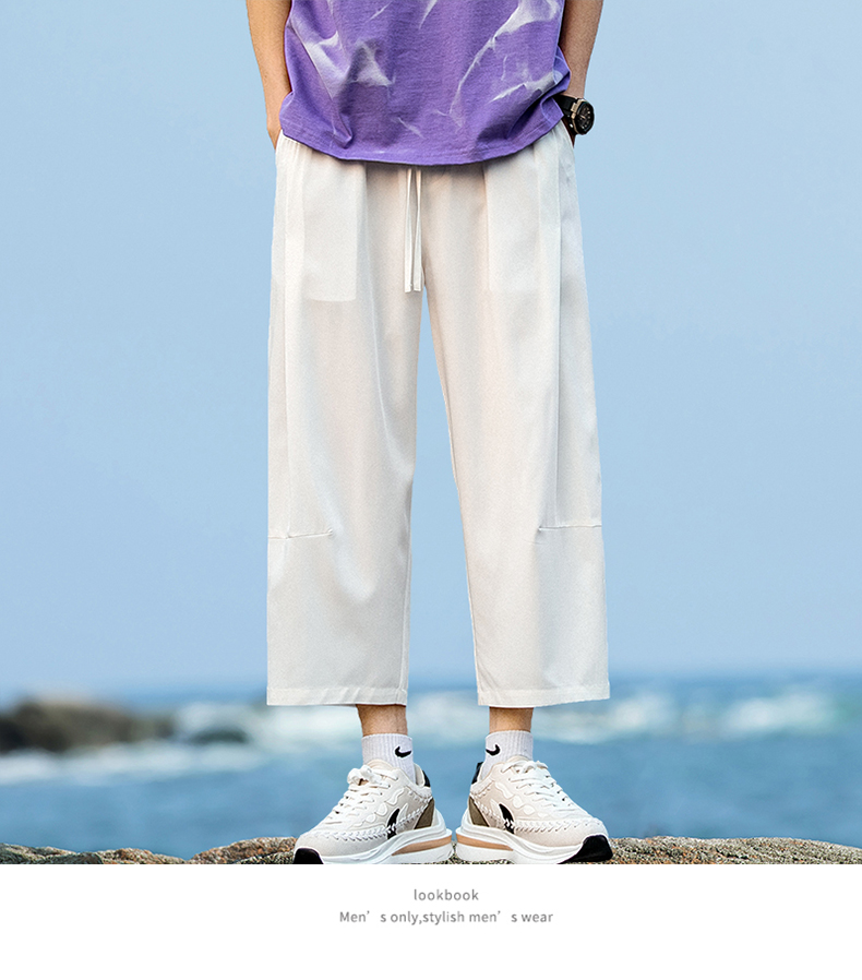 40 代 ファッション メンズ 大人のゆとりワイドパンツ