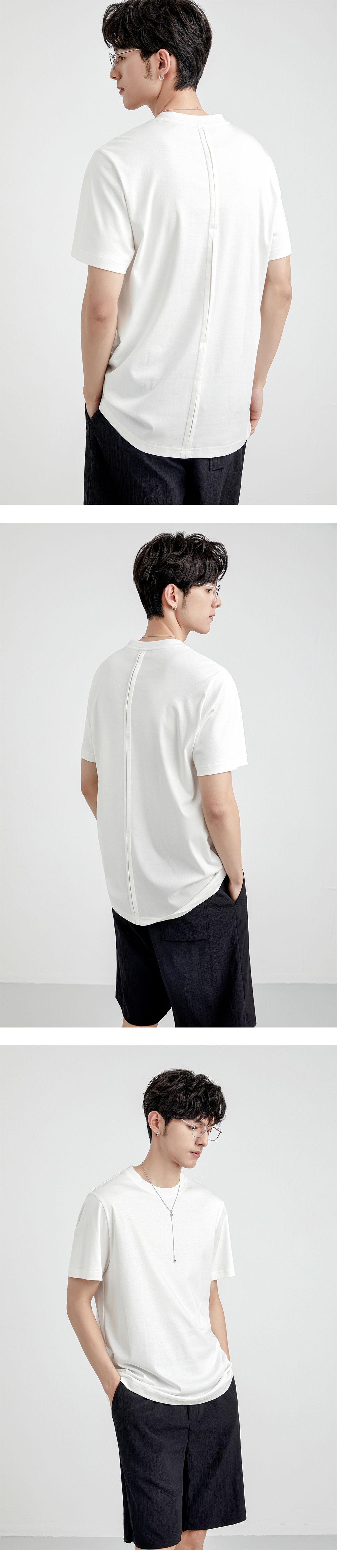 40 代 ファッション メンズ 洗練シルエット 大人の定番Tシャツ