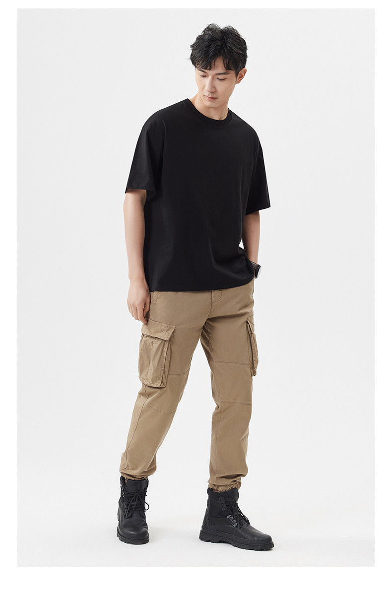 40 代 ファッション メンズ 洗練ゆったりシルエット半袖Tシャツ