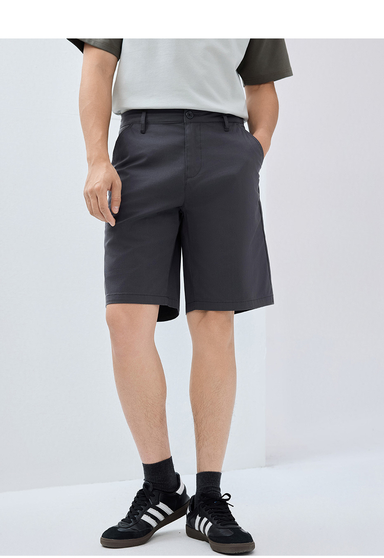40 代 ファッション メンズ 大人の余裕 チノハーフパンツ