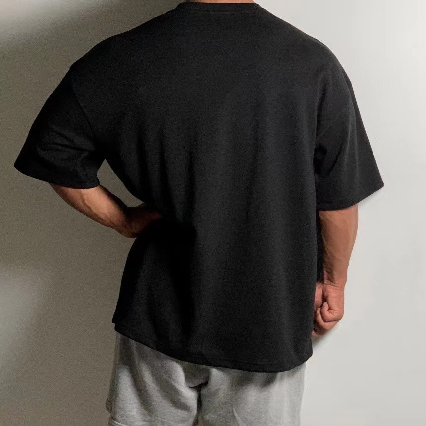 40 代 ファッション メンズ ゆったり着こなす B字ロゴ 半袖Tシャツ 全4色