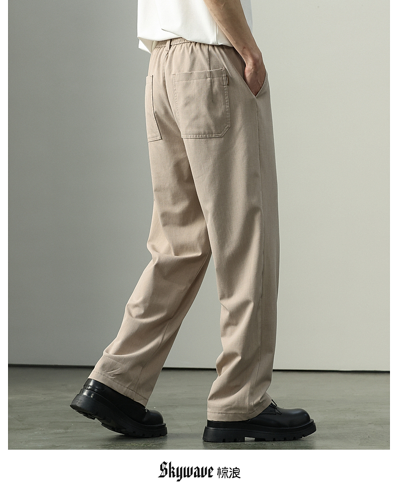 40 代 ファッション メンズ 洗練ワイドシルエットスラックス