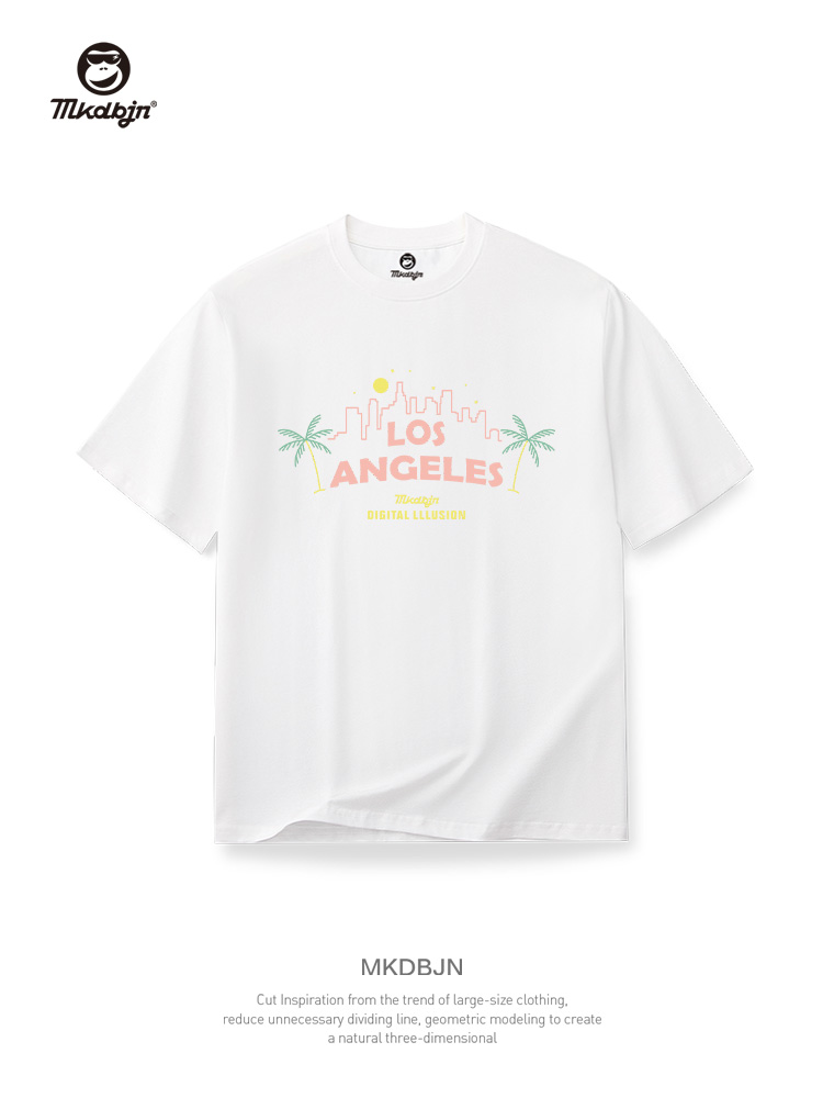 40 代 ファッション メンズ サンセットシティ デザインTシャツ