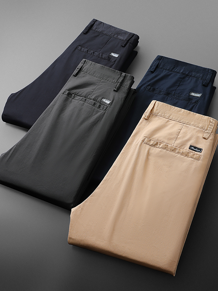 40 代 ファッション メンズ 洗練シルエット ストレートパンツ