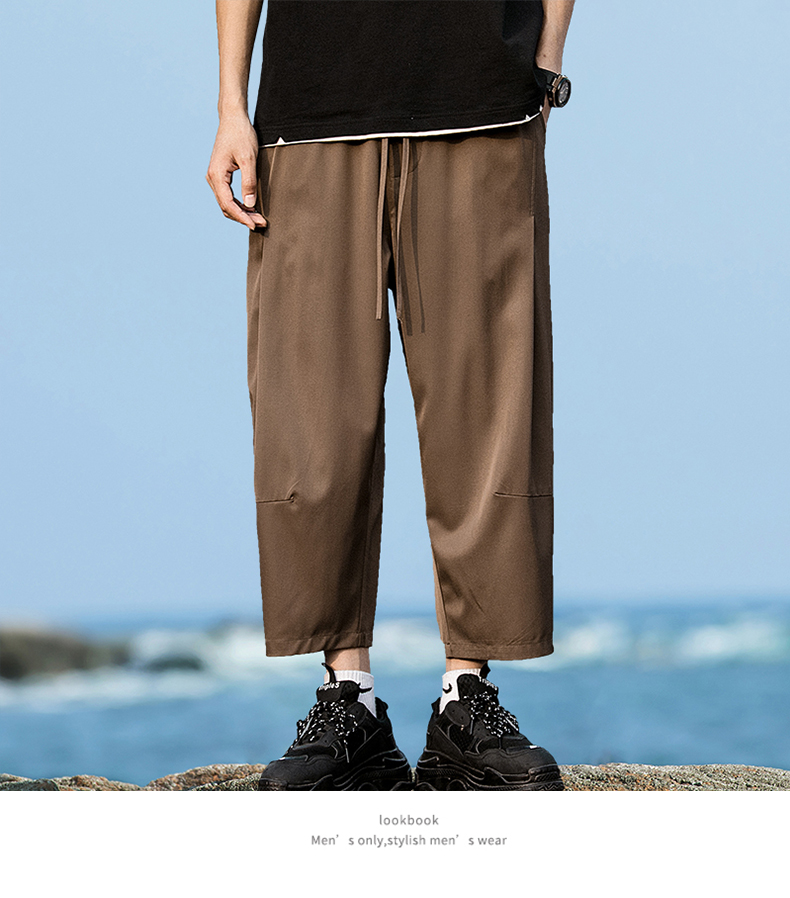 40 代 ファッション メンズ 大人のゆとりワイドパンツ