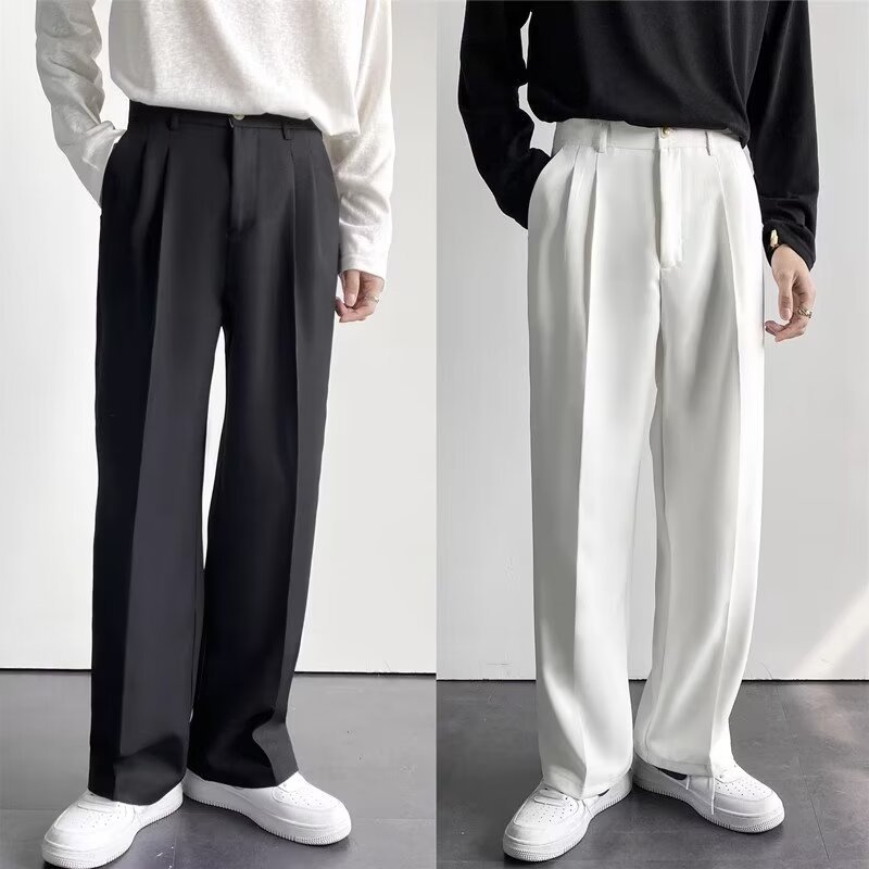 40 代 ファッション メンズ 【新作】大人のゆとりワイドパンツ 三色展開 M～3XL
