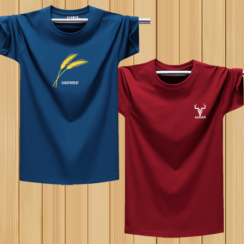 40 代 ファッション メンズ 山岳シルエット ロゴ入り半袖Tシャツ