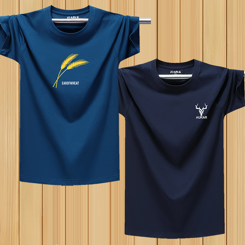 40 代 ファッション メンズ 山岳シルエット ロゴ入り半袖Tシャツ