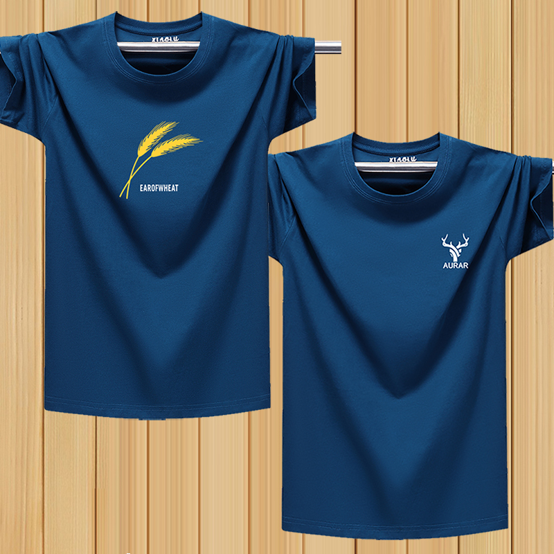 40 代 ファッション メンズ 山岳シルエット ロゴ入り半袖Tシャツ