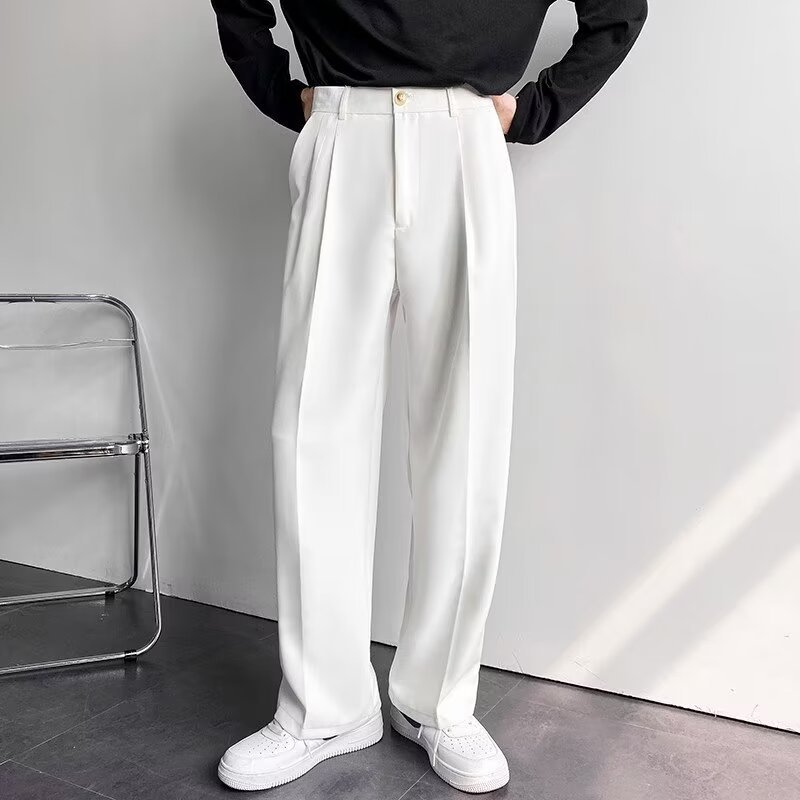 40 代 ファッション メンズ 【新作】大人のゆとりワイドパンツ 三色展開 M～3XL