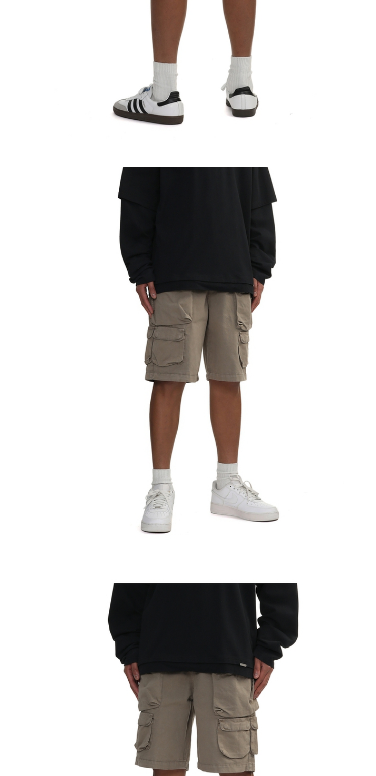 40 代 ファッション メンズ 実用的カーゴハーフパンツ