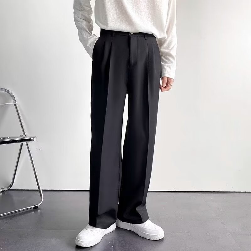 40 代 ファッション メンズ 【新作】大人のゆとりワイドパンツ 三色展開 M～3XL