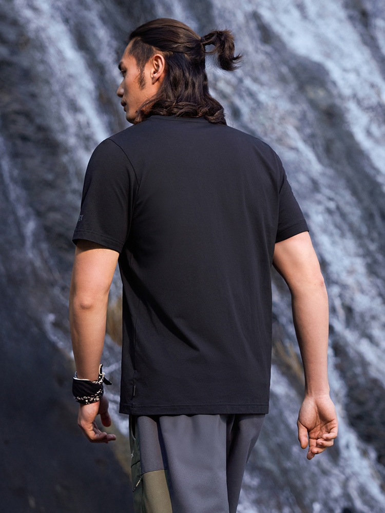 40 代 ファッション メンズ 地球メッセージ アウトドアTシャツ