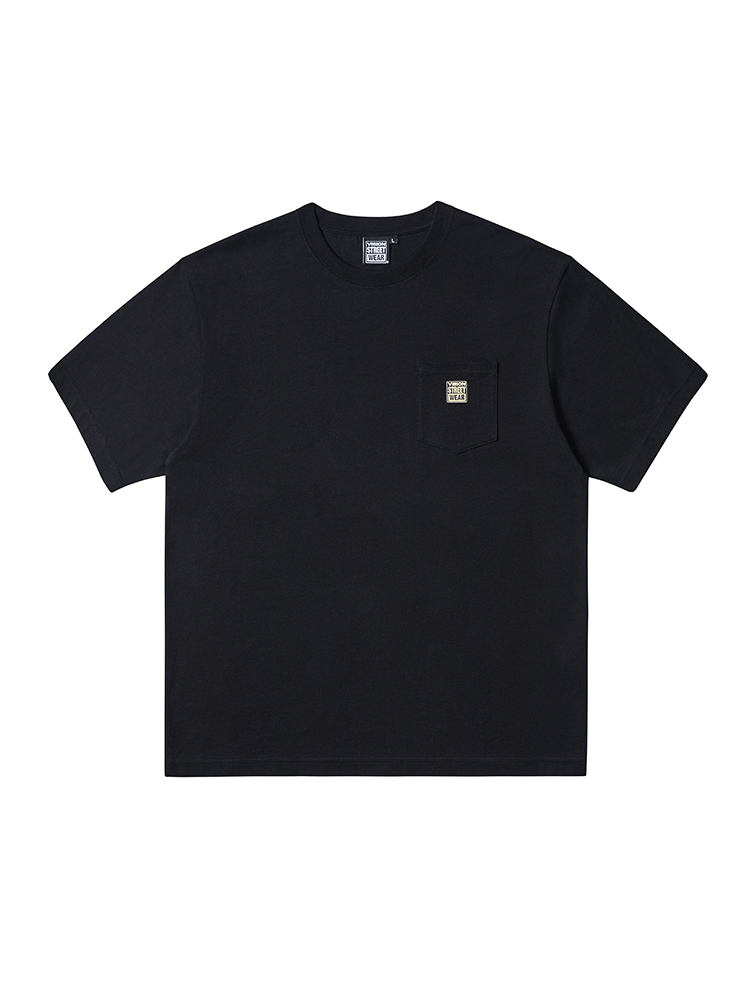 40 代 ファッション メンズ 胸ポケット付き 大人の定番Tシャツ