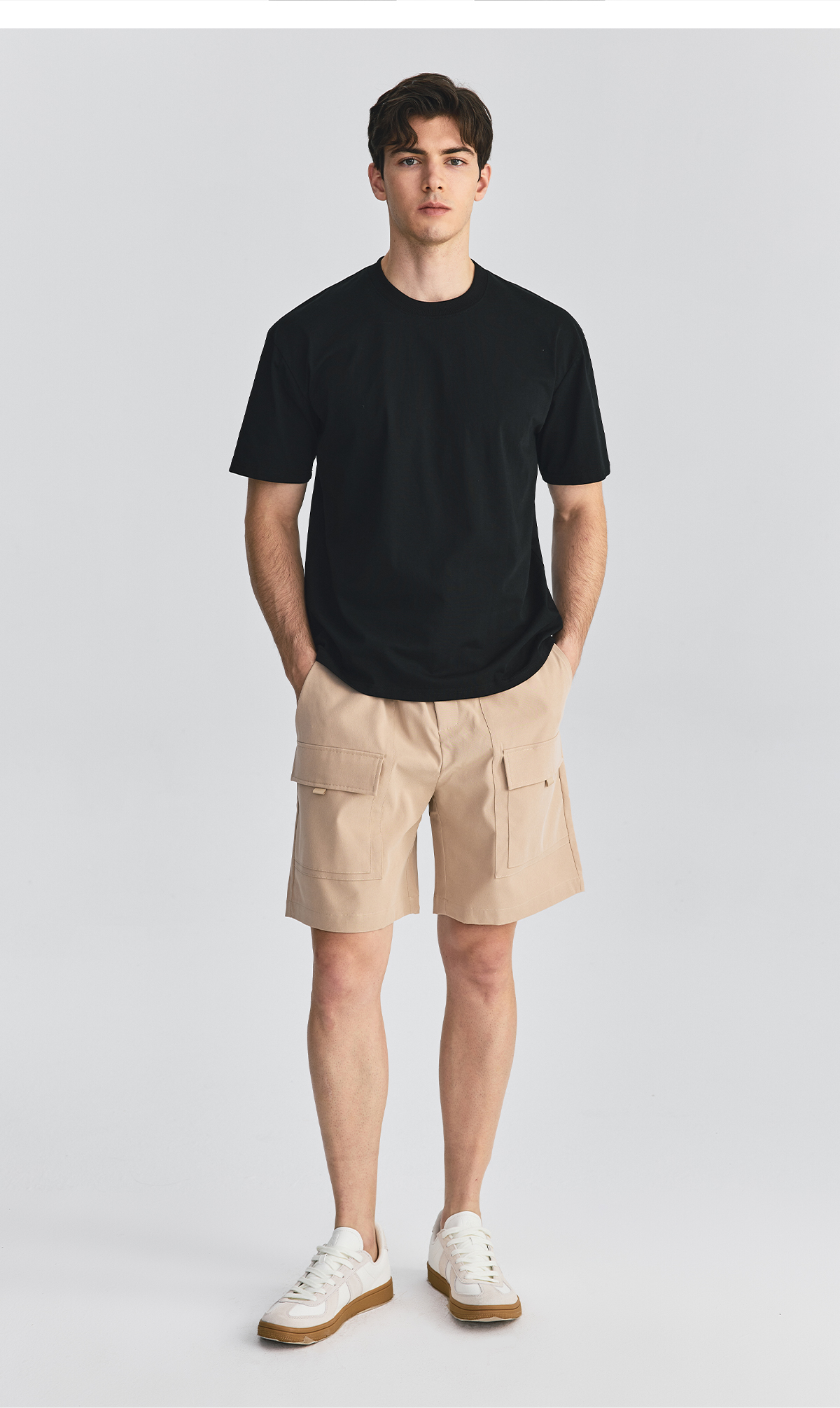 40 代 ファッション メンズ 上質コットン クルーネック 半袖Tシャツ