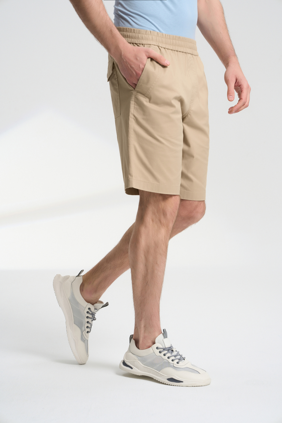 40 代 ファッション メンズ 快適リラックスイージーショートパンツ