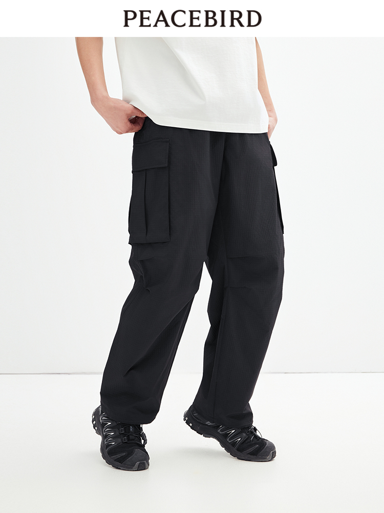 40 代 ファッション メンズ ワイドシルエット カーゴパンツ