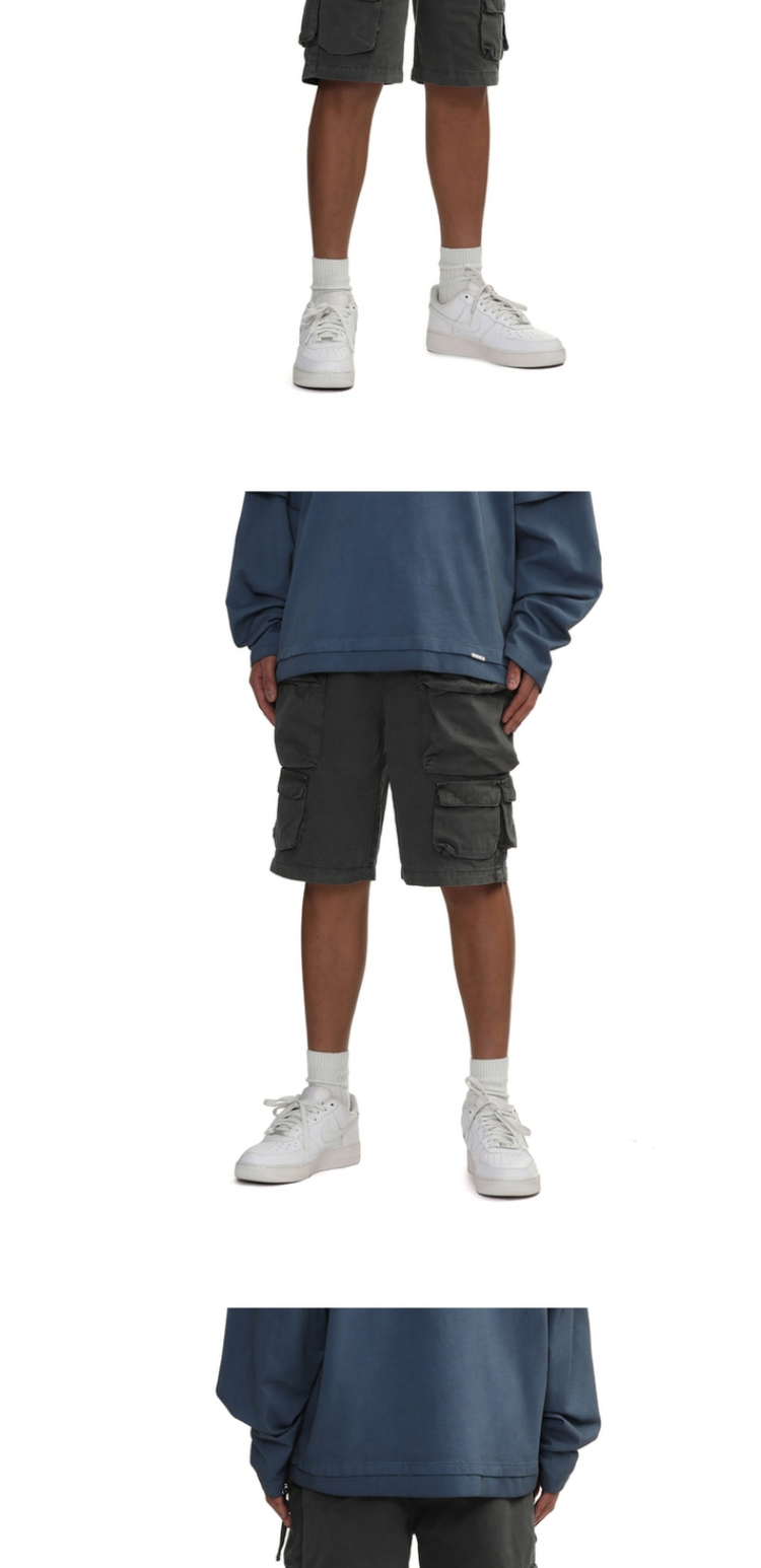 40 代 ファッション メンズ 実用的カーゴハーフパンツ